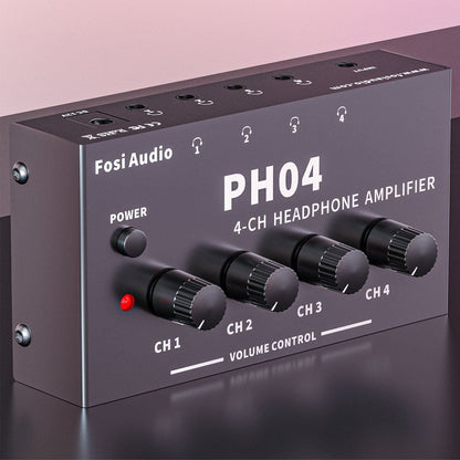 Fosi Audio PH04 4 Channel Headphone Amplifier - Fosi Audio