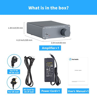 Fosi Audio TDA7498E Stereo Audio Amplifier - Fosi Audio