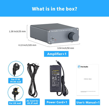 Fosi Audio TDA7498E Stereo Audio Amplifier - Fosi Audio