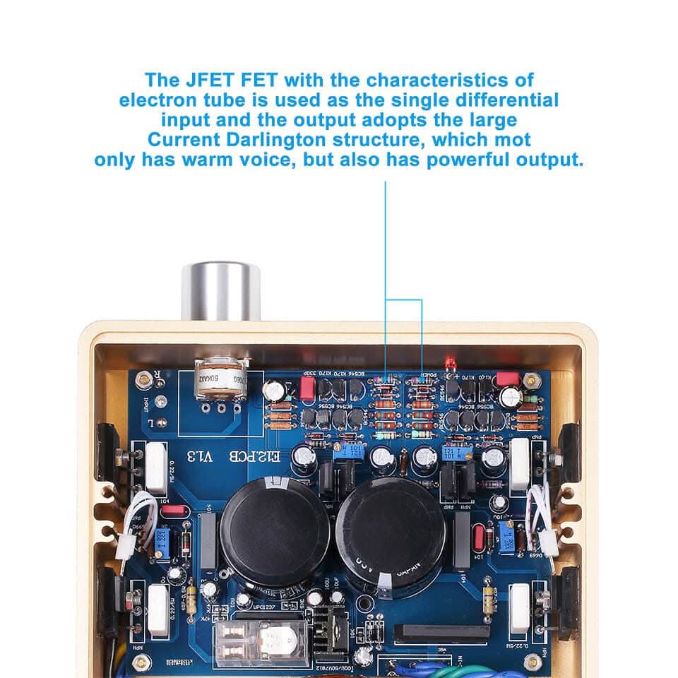 Fosi Audio HD - A1 Hi - Fi Home Class AB Power Amplifier - Fosi Audio