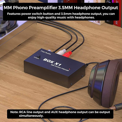 Fosi Audio BOX X1 MM Turntable Phono Preamp - Fosi Audio