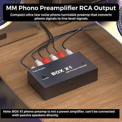 Fosi Audio BOX X1 MM Turntable Phono Preamp - Fosi Audio