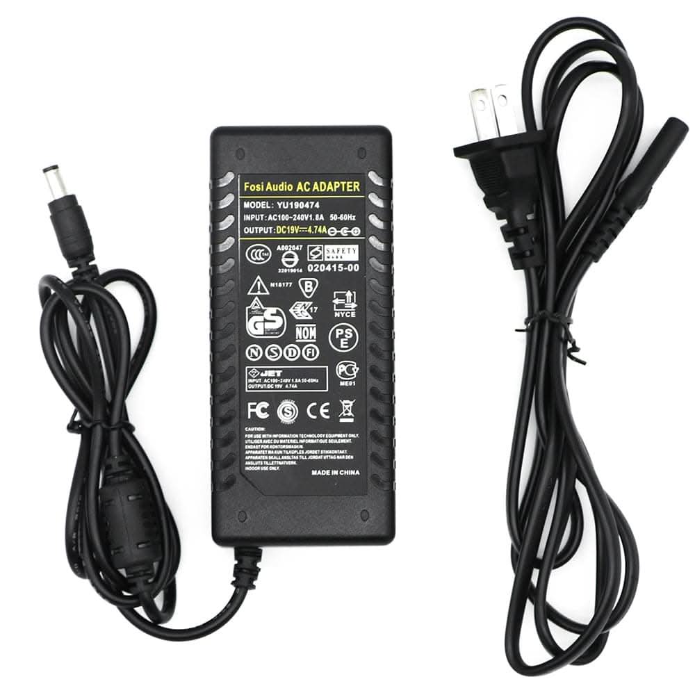 19V 4.7A 90W Power Adapter Supply - Fosi Audio